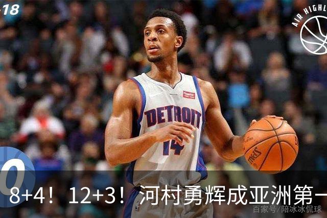 8+4！12+3！河村勇辉成亚洲第一后卫，中国男篮也需认清三大现实